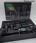 VGR V-640 S3 – Kit Barbier Pro 3-en-1 (Tondeuse + Trimmer + Rasoir) | Livraison Gratuite 24/48h en Belgique
