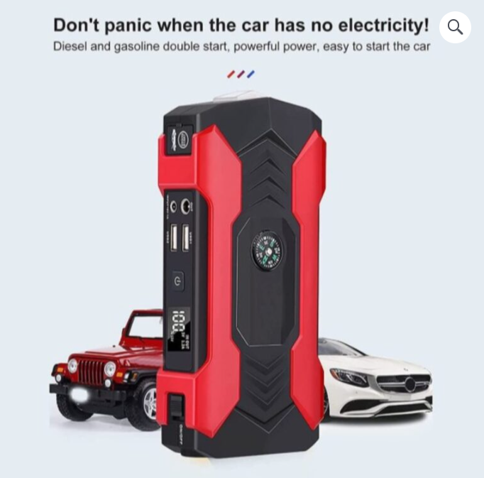 Power Bank Jump Starter 15000W – Lampe intégrée | Powerbank Jump Starter met Lamp