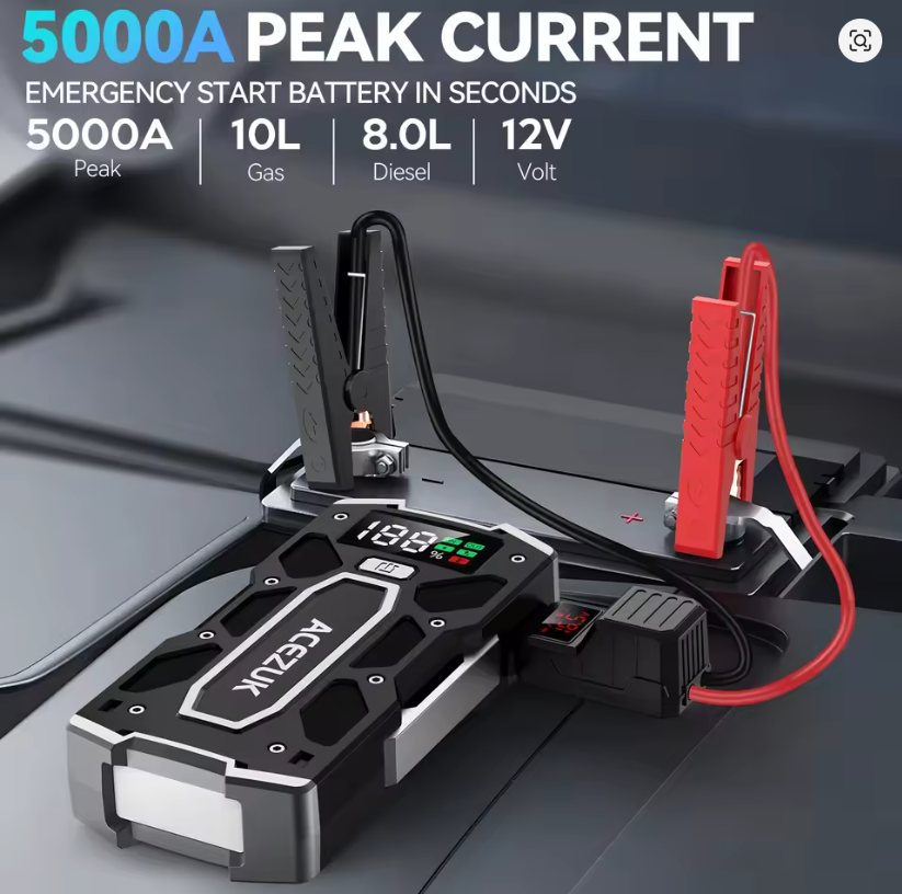 Démarreur de Batterie Portable 8500A / Draagbare Batterijstarter 8500A