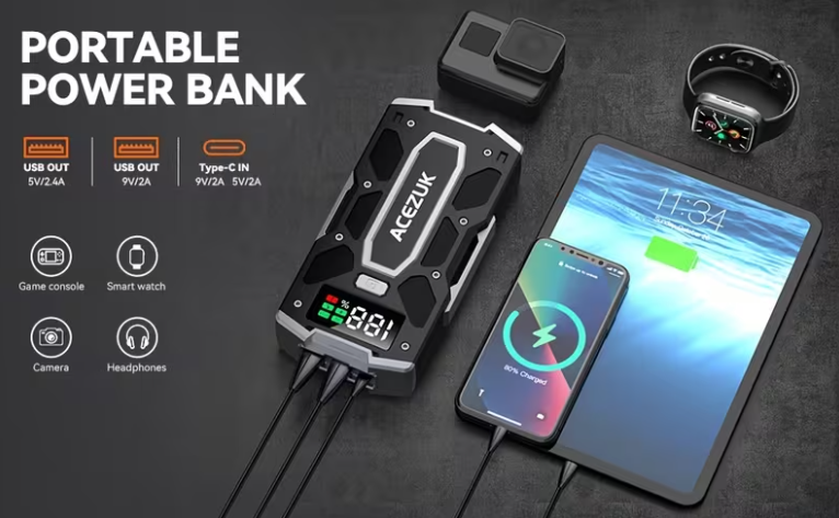 Démarreur de Batterie Portable 8500A / Draagbare Batterijstarter 8500A