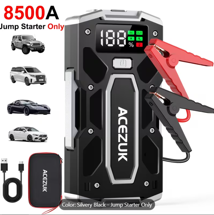 Démarreur de Batterie Portable 8500A / Draagbare Batterijstarter 8500A