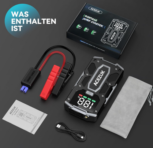 Démarreur de Batterie Portable 8500A / Draagbare Batterijstarter 8500A