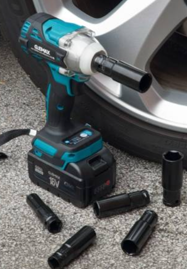Boulonneuse à Choc 48V Puissante - 2 Batteries, Desserre les Roues en 10 Secondes - Kit Voiture Complet