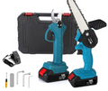 Sécateur Sans Fil + Tronçonneuse Électrique 6 Pouces 2-en-1 – Scie à Chaîne & Élagage Branches + Coffret | Draadloze Snoeischaar + Kettingzaag 6 Inch 2-in-1 – Elektrisch Tuingereedschap + Koffer