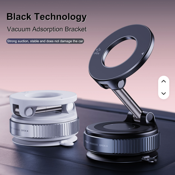 Support Téléphone Magnétique Voiture – Ventouse Vacuum Pro 360°
