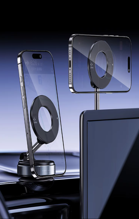 Support Téléphone Magnétique Voiture – Ventouse Vacuum Pro 360°
